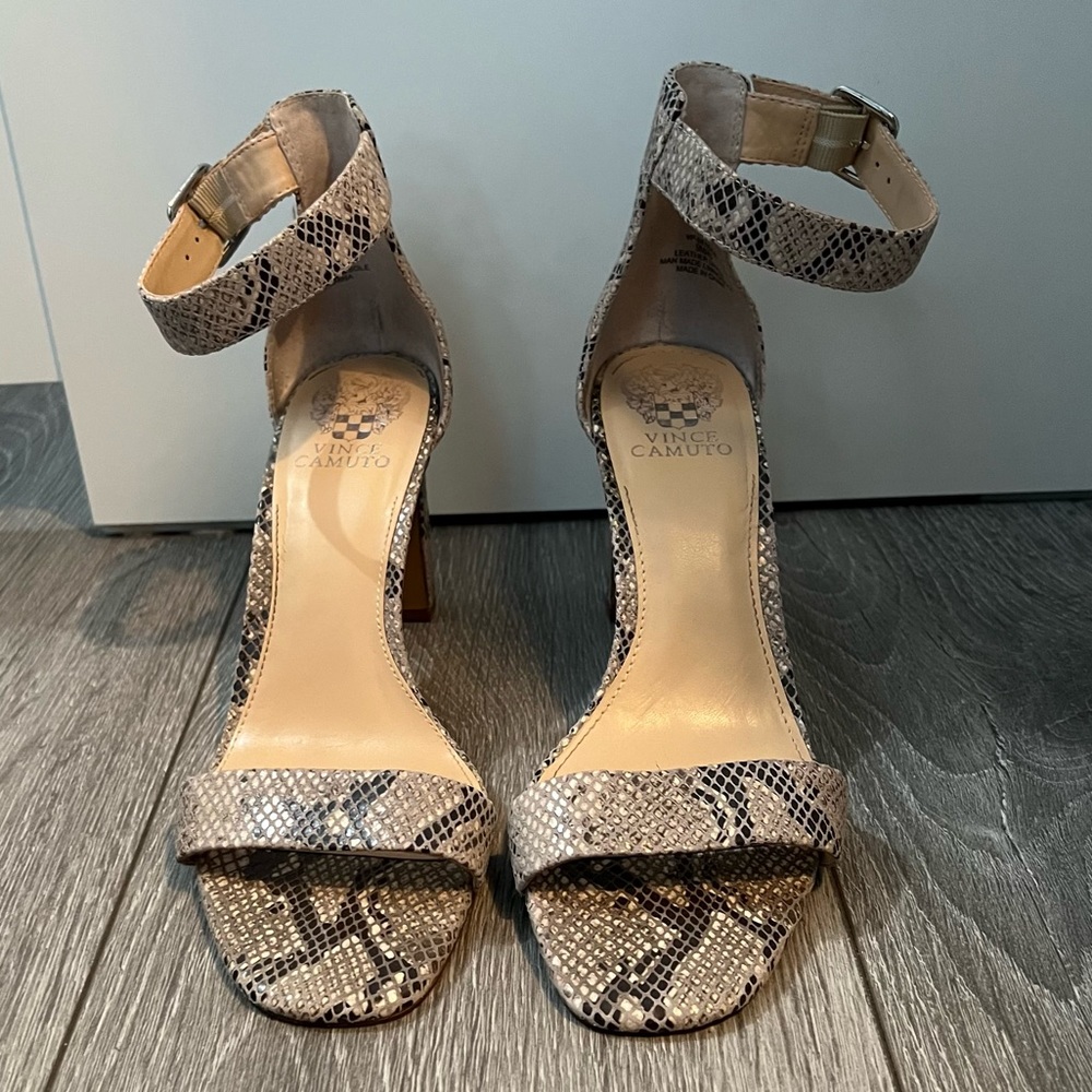 Vince Camuto Vp Bendiva Snakeskin Heels